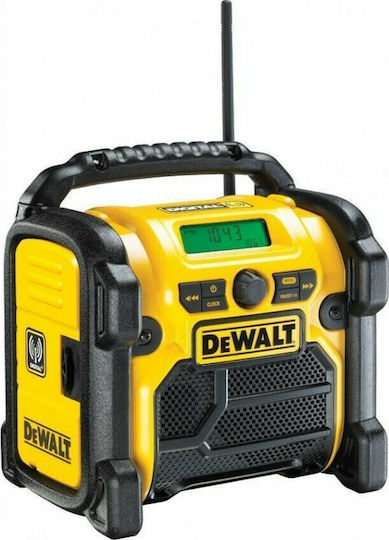 Dewalt DCR020 Επιτραπέζιο Ραδιόφωνο Μπαταρίας DAB+ Κίτρινο - Image 6