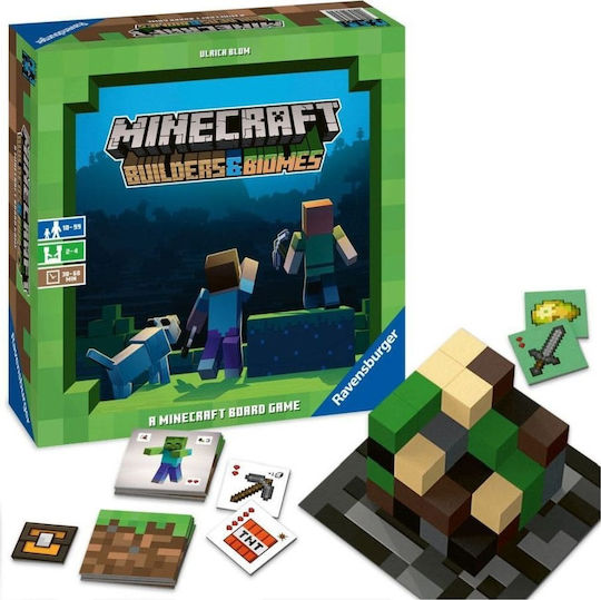 Επιτραπέζιο Παιχνίδι Minecraft Builders & Biomes για 2-4 Παίκτες 10+ Ετών 26132 (EN) Ravensburger - Image 4