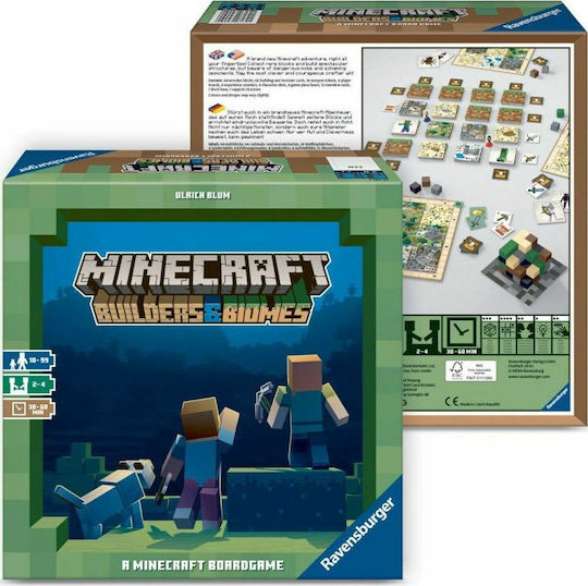 Επιτραπέζιο Παιχνίδι Minecraft Builders & Biomes για 2-4 Παίκτες 10+ Ετών 26132 (EN) Ravensburger - Image 5