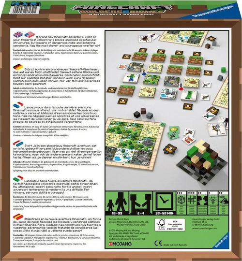 Επιτραπέζιο Παιχνίδι Minecraft Builders & Biomes για 2-4 Παίκτες 10+ Ετών 26132 (EN) Ravensburger - Image 9