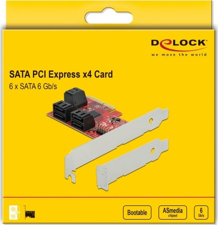 DeLock Κάρτα PCIe σε 6 θύρες SATA (89042) - Image 5