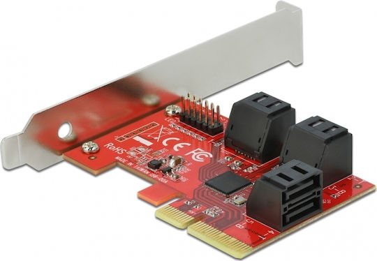 DeLock Κάρτα PCIe σε 6 θύρες SATA (89042)
