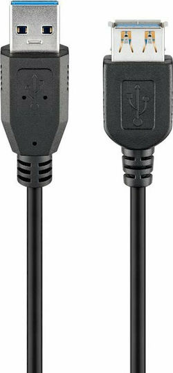 Goobay USB 3.0 Cable USB-A male - USB-A female Μαύρο 3m (93999) - Image 3