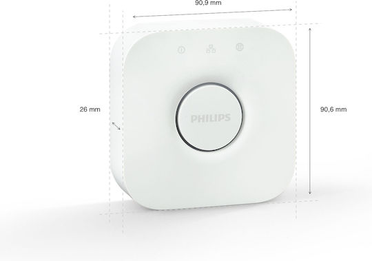 Philips Hue Bridge Smart Bridge Bluetooth / Zigbee Συμβατό με Google Home, Apple HomeKit, Alexa & Hue Bridge 929001180642 - Image 7