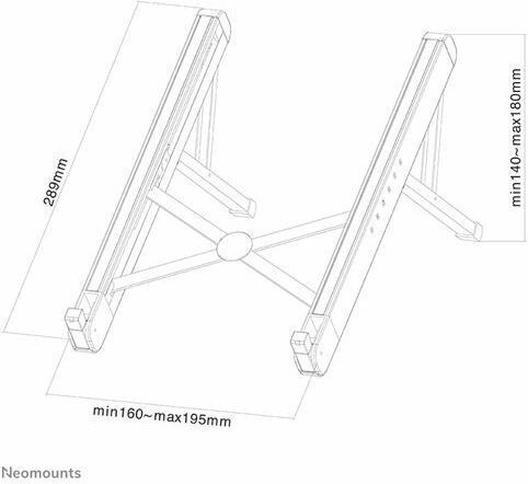 Neomounts Βάση για Laptop έως 17" Ασημί (NSLS010) - Image 12