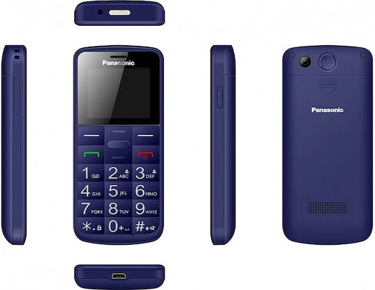 Panasonic KX-TU110 Dual SIM Κινητό με Μεγάλα Κουμπιά Μπλε - Image 4