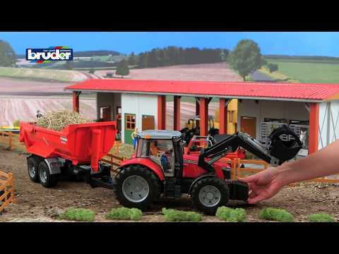 Bruder Massey Ferguson 7624 Τρακτέρ 1:16 Αγροτικό για 3+ Ετών - Image 10