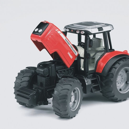 Bruder Massey Ferguson 7480 με Καρότσα Τρακτέρ 1:16 Αγροτικό για 3+ Ετών - Image 4