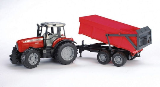 Bruder Massey Ferguson 7480 με Καρότσα Τρακτέρ 1:16 Αγροτικό για 3+ Ετών - Image 5