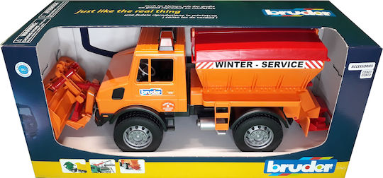 Bruder Εκχιονιστικό Unimog Αυτοκινητάκι 1:16 για 3+ Ετών - Image 5