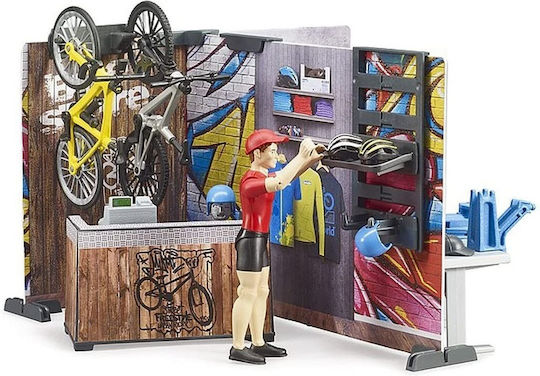 Bruder Παιχνίδι Μινιατούρα Bike Shop And Service (Διάφορα Σχέδια) 1τμχ 63120 - Image 5