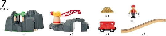 Brio Toys Crane & Mountain Tunnel Πίστα για 3+ Ετών - Image 5