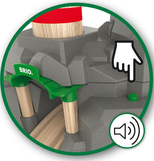 Brio Toys Crane & Mountain Tunnel Πίστα για 3+ Ετών - Image 12