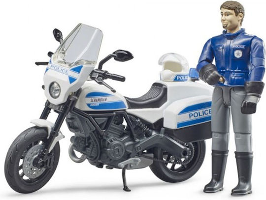 Bruder Scrambler Ducati Police Μοτοσυκλέτα 1:16 Αστυνομικό για 3+ Ετών - Image 3