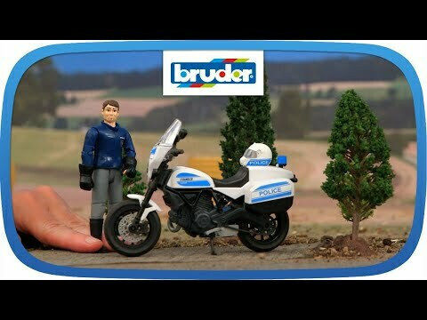 Bruder Scrambler Ducati Police Μοτοσυκλέτα 1:16 Αστυνομικό για 3+ Ετών - Image 5