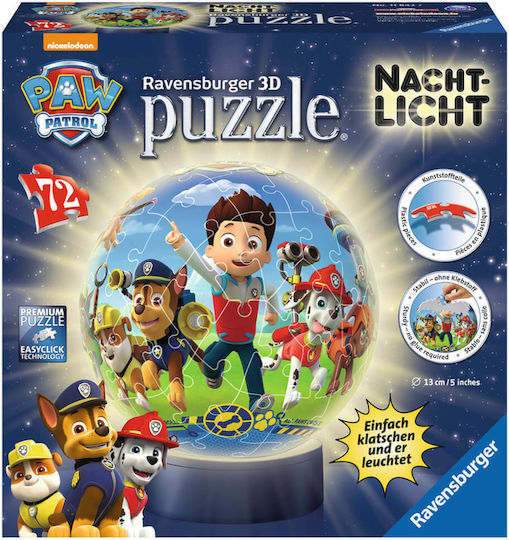 Puzzleball Paw Patrol για 6+ Ετών 72pcs 11842 Ravensburger - Image 4