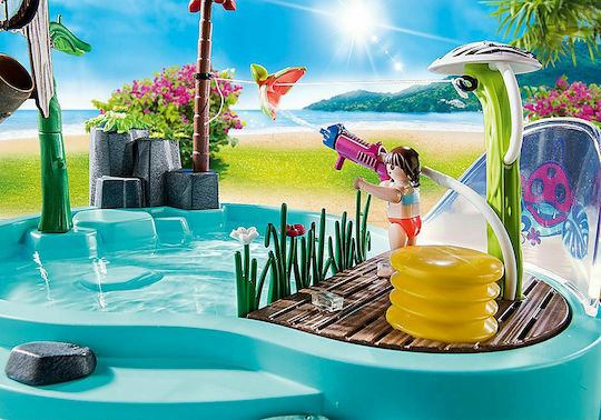 Playmobil Family Fun Small Pool with Water Sprayer για 4-10 ετών 70610 - Image 4