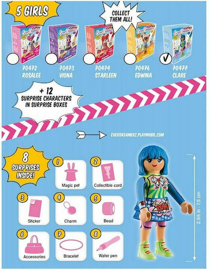 Playmobil EverDreamerz Clare Comic World για 7 ετών 70477 - Image 5