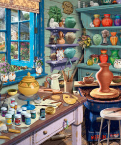 Alternative view of Puzzle Studio of the artist 2D 1000 Κομμάτια 59656