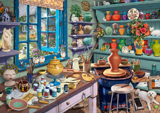 Puzzle Studio of the artist 2D 1000 Κομμάτια 59656 - Image 2