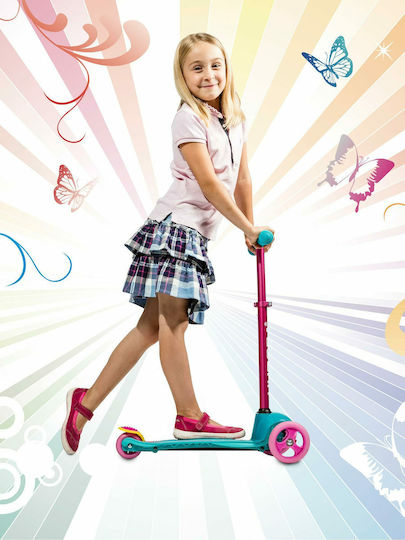 Hudora Παιδικό Πατίνι Αναδιπλούμενο Flitzkids 2.0 Τρίτροχο Ροζ 11054 - Image 5