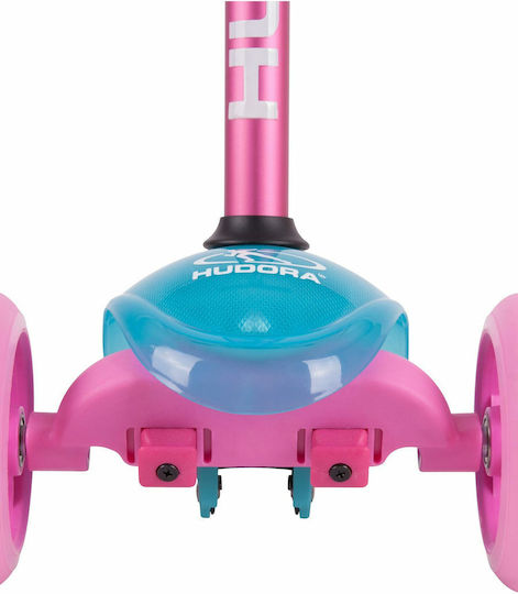 Hudora Παιδικό Πατίνι Αναδιπλούμενο Flitzkids 2.0 Τρίτροχο Ροζ 11054 - Image 4
