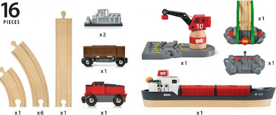 Brio Toys Cargo Harbour Σετ με Τρενάκι για 3+ Ετών 33061 42506516 - Image 9
