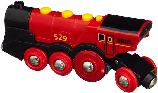 Brio Toys Mighty Red Action Locomotive Τρενάκι με Ήχο και Φως για 3+ Ετών 33592 - Image 5