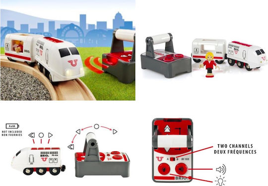Brio Toys Remote Control Travel Τρενάκι με Ήχο και Φως για 3+ Ετών 33510 - Image 9