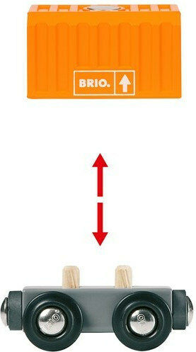 Brio Toys Three-Wagon Cargo Τρενάκι για 3+ Ετών 33982 - Image 3
