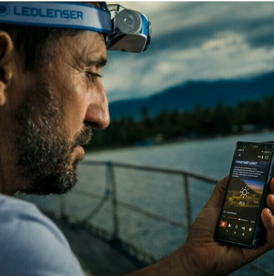 LedLenser Επαναφορτιζόμενος Φακός Κεφαλής LED IPX4 με Μέγιστη Φωτεινότητα 1000lm MH11 Gray 500996 - Image 6