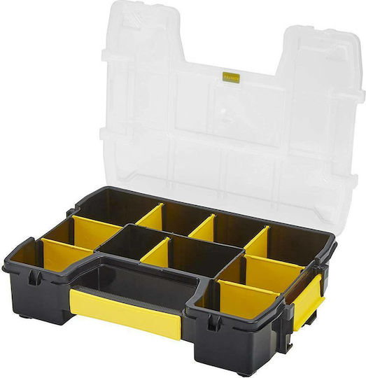 Stanley SortMaster Ταμπακιέρα Εργαλείων 10 Θέσεων με Ρυθμιζόμενα Χωρίσματα Μαύρη 29.5x21.5x6.5εκ. STST1-70720 - Image 5