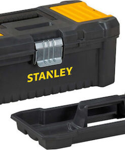 Stanley Essential Εργαλειοθήκη Χειρός Πλαστική με Ταμπακιέρα Π40.6xB21xΥ19.5cm STST1-75518