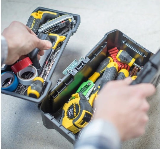 Stanley Essential Εργαλειοθήκη Χειρός Πλαστική με Ταμπακιέρα Π32xB19xΥ13cm STST1-75515 - Image 7