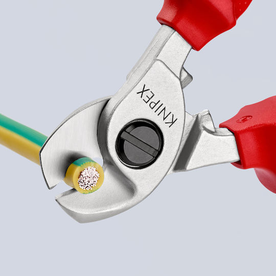 Knipex Κόφτης Καλωδίων Πλάγιος Ηλεκτρολόγου Μήκους 165mm 95 26 165 - Image 5