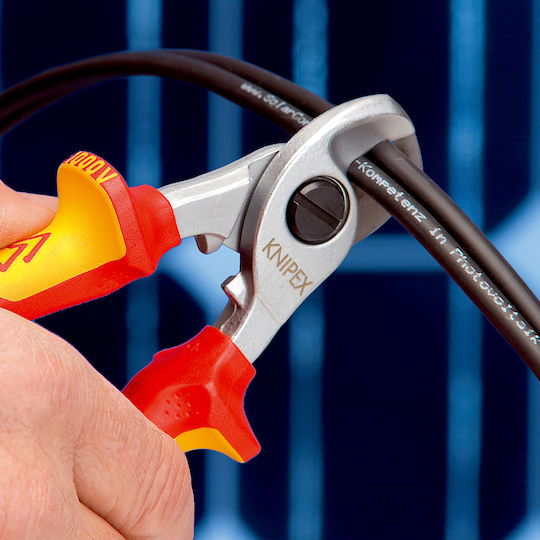 Knipex Κόφτης Καλωδίων Πλάγιος Ηλεκτρολόγου Μήκους 165mm 95 26 165 - Image 6