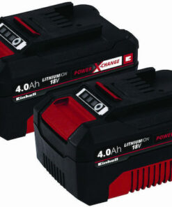 Einhell Σετ 2 Μπαταριών Εργαλείου Λιθίου 18V με Χωρητικότητα 4Ah 4511489