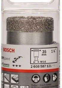Alternative view of Bosch Ποτηροτρύπανο Διαμαντέ Ξηρής Κοπής με Διάμετρο 35mm για Πλακάκι 2608587121