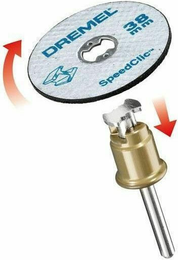 Dremel SC406 38.0mm Speedclic Starter Set Δίσκος Κοπής Μετάλλου 38mm 2τμχ 2615S406JC - Image 7