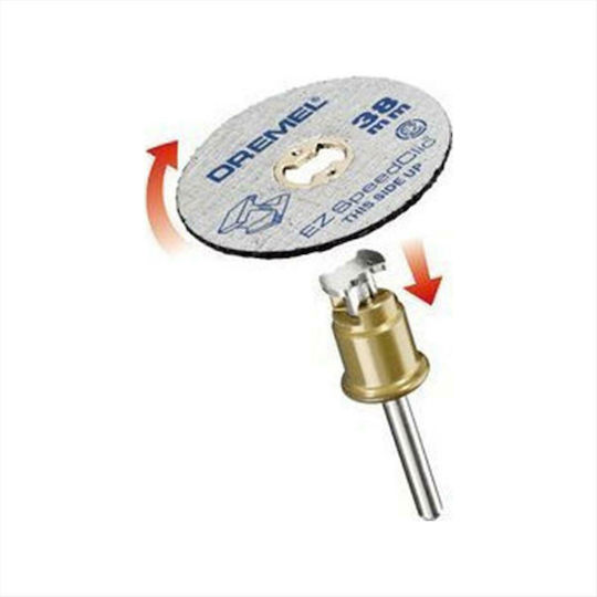 Dremel SC406 38.0mm Speedclic Starter Set Δίσκος Κοπής Μετάλλου 38mm 2τμχ 2615S406JC - Image 6