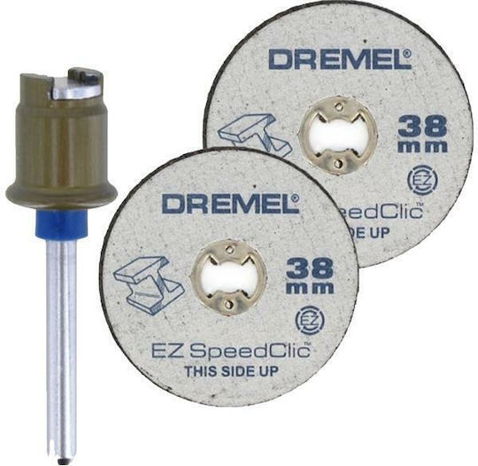 Dremel SC406 38.0mm Speedclic Starter Set Δίσκος Κοπής Μετάλλου 38mm 2τμχ 2615S406JC - Image 9