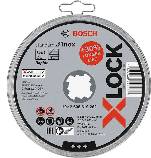 Bosch X-Lock Standard Δίσκος Κοπής Μετάλλου 25mm 2608619262 - Image 4