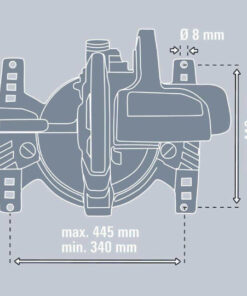 Alternative view of Einhell 4310620 Βάση για Φαλτσοπρίονο