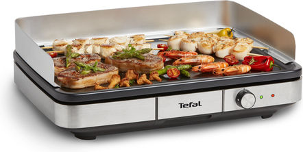 Tefal Plancha Επιτραπέζια Ηλεκτρική Ψησταριά Λείας Πλάκας 2300W με Ρυθμιζόμενο Θερμοστάτη 47x52εκ. S7169182 - Image 10