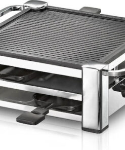 Alternative view of Rommelsbacher RCC 1000 Επιτραπέζια Ηλεκτρική Ψησταριά Raclette Αυλακωτής Πλάκας 1000W με Ρυθμιζόμενο Θερμοστάτη 22.5x37εκ. RCC 1000