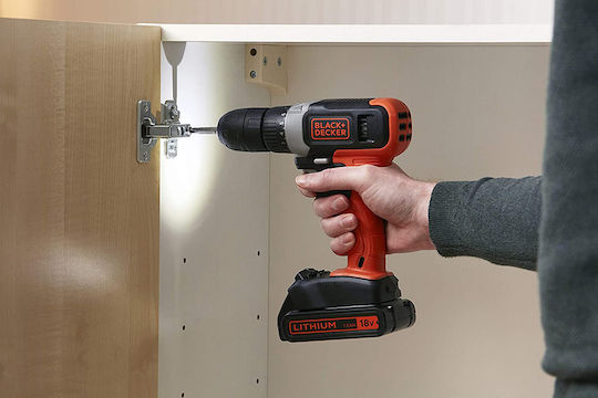 Black & Decker Δραπανοκατσάβιδο Μπαταρίας 18V 1x1.5Ah BCD001C1 - Image 6