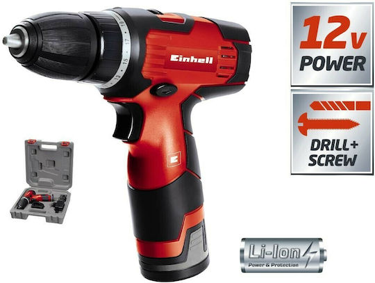 Einhell TH-CD 12-2Li Δραπανοκατσάβιδο Μπαταρίας 12V 1x1.3Ah 4513660 - Image 3