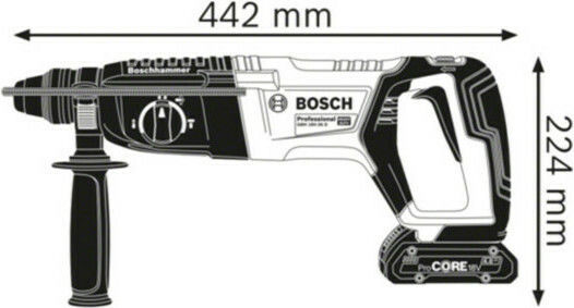 Bosch GBH 18V-26 D Professional Κρουστικό Σκαπτικό Πιστολέτο Μπαταρίας Brushless 18V Solo με Υποδοχή SDS Plus 0611916000 - Image 9