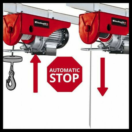 Einhell Ηλεκτρικό Παλάγκο TC-EH 250 για Φορτίο Βάρους έως 250kg σε Κόκκινο Χρώμα 2255130 - Image 6