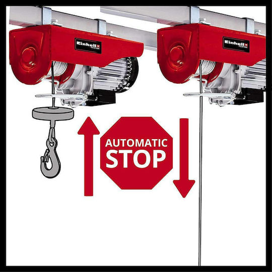 Einhell Ηλεκτρικό Παλάγκο TC-EH 600 για Φορτίο Βάρους έως 300kg σε Κόκκινο Χρώμα 2255150 - Image 7